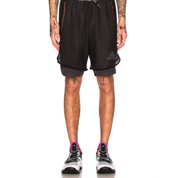 NEW ADIDAS clmchl shorts in black
